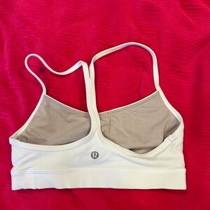 lululemon athletica Cream Sports Bra